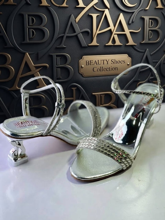 Silver Bridal Heels for Girls – Elegant Wedding & Party Wear Heels