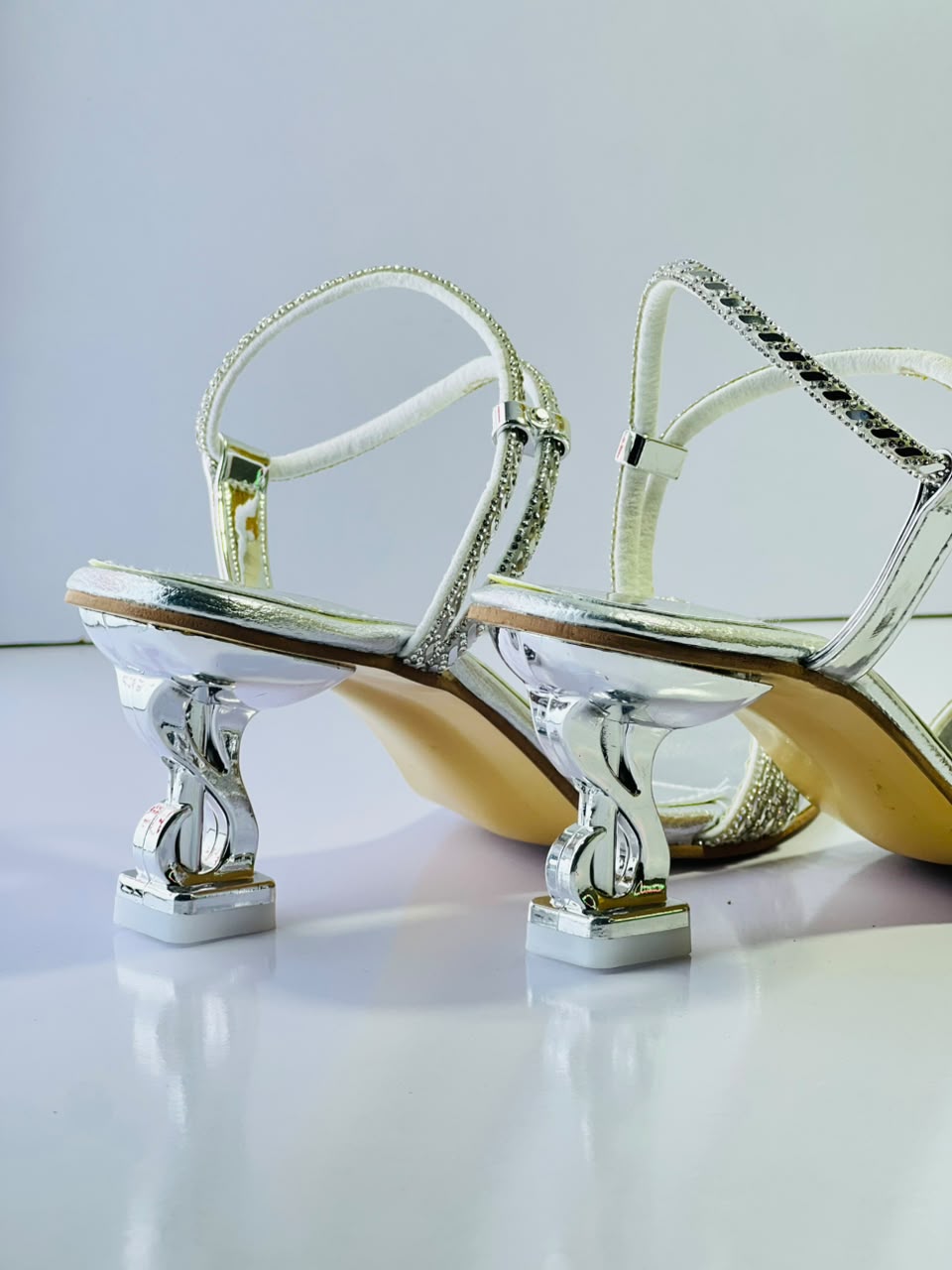 Silver Bridal Heels for Girls – Elegant Wedding & Party Wear Heels