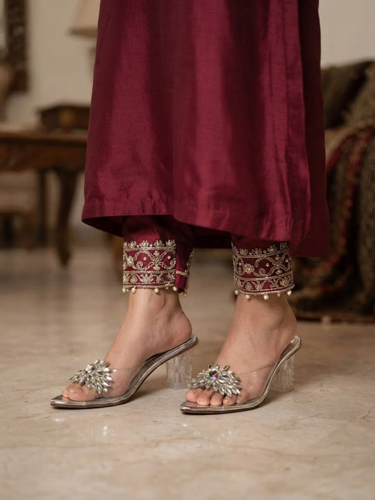 Buy Transparent Heels For Casual Wear – Stylish & Comfortable Girls Heels