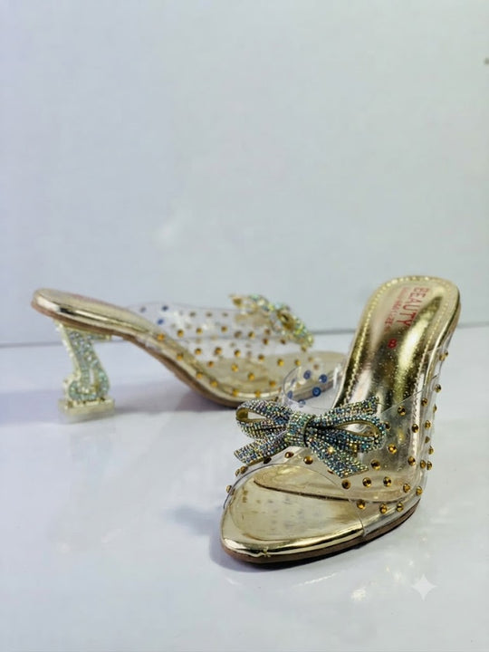 Transparent/Cinderella heels for Girls At Best price in Pakistan